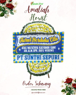 Papan Bunga Duka di Gandekan