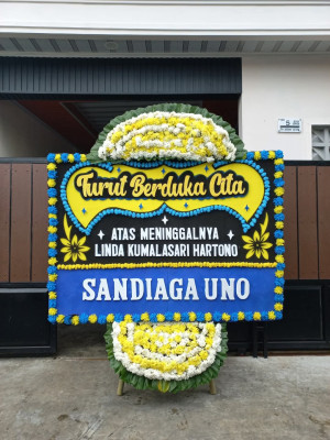 Papan Bunga Duka di Gandekan